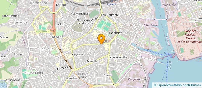 localisation de l'entreprise SCI FAUCHON-DA COSTA  LORIENT