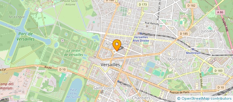 localisation de l'entreprise SCI FAUCIGNY à VERSAILLES