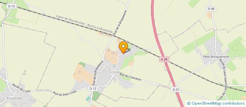 localisation de l'entreprise SCI FAUCON  CRITOT