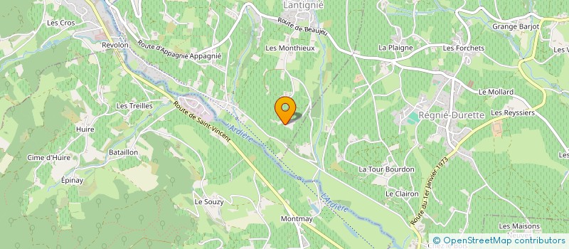 localisation de l'entreprise SCI FAUCON LES VIERRES  LANTIGNIE