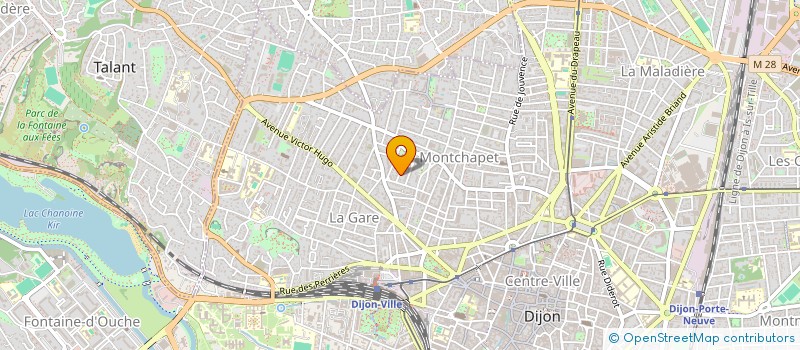 localisation de l'entreprise SCI FAUCON ROUGE à DIJON