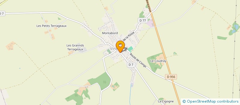 localisation de l'entreprise SCI  FAUDUET & FILLES  VINEUIL