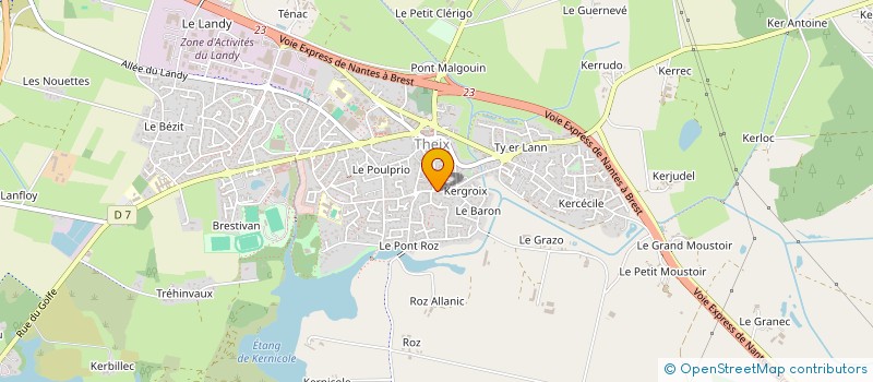 localisation de l'entreprise SCI FAUGABAGNE  THEIX-NOYALO