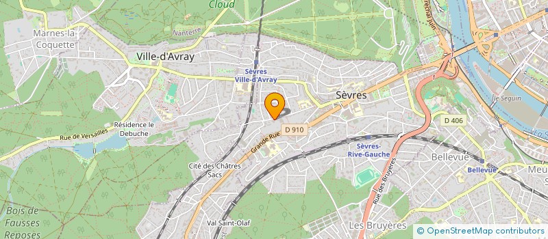 localisation de l'entreprise SCI FAUGERAS à SEVRES