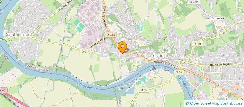 localisation de l'entreprise SCI FAUGIER  TREVOUX