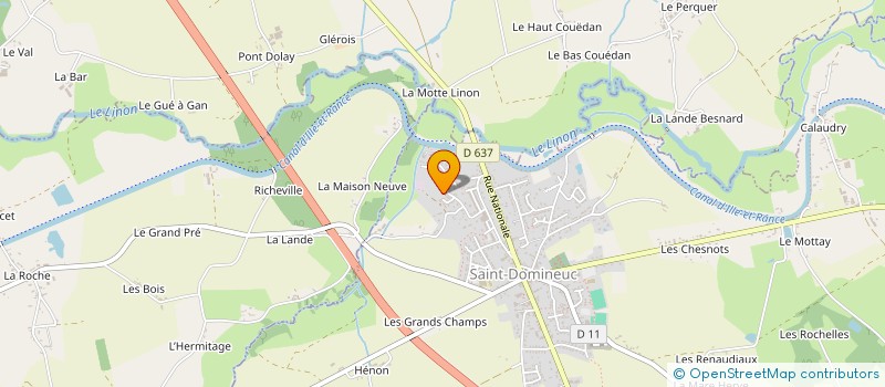 localisation de l'entreprise SCI FAULEM  SAINT-DOMINEUC