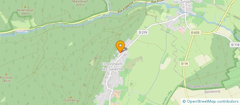 localisation de l'entreprise SCI FAUNE  ERNOLSHEIM-LES-SAVERNE