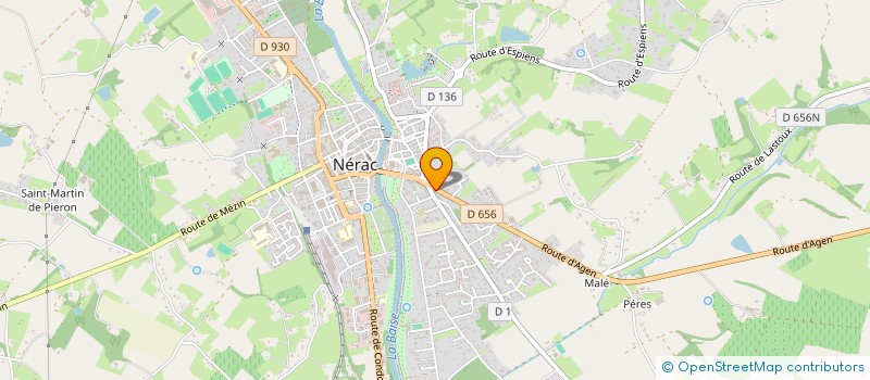 localisation de l'entreprise SCI FAUNERA CLAIR MATIN  NERAC