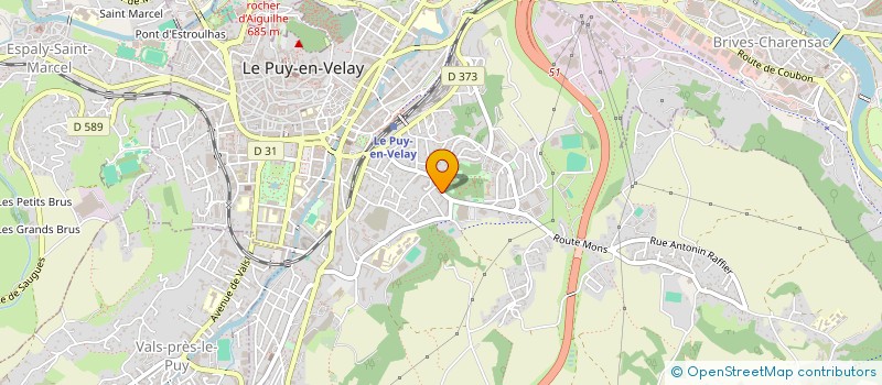 localisation de l'entreprise SCI FAUQUIGNON BOIS CHERI  LE PUY-EN-VELAY