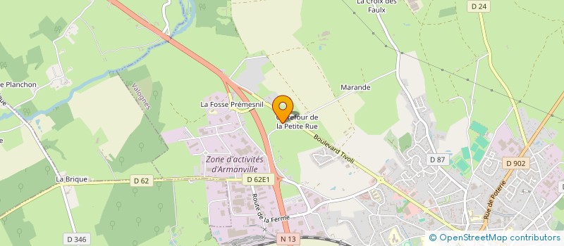 localisation de l'entreprise SCI FAURAY  VALOGNES