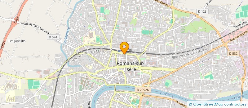 localisation de l'entreprise SCI FAURE  ROMANS-SUR-ISERE