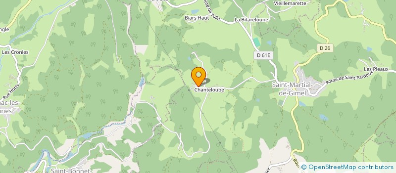 localisation de l'entreprise SCI FAURE  TULLE