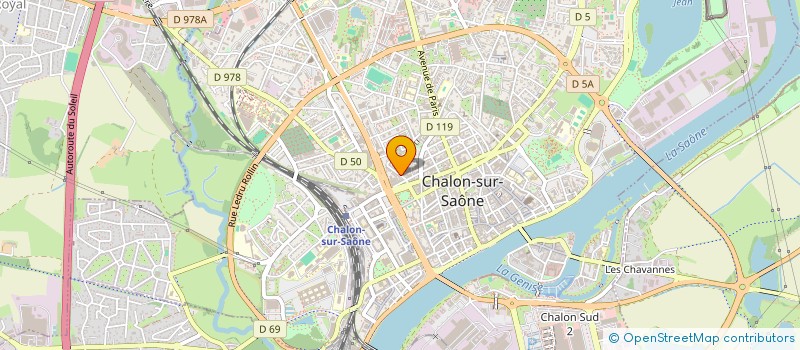localisation de l'entreprise SCI FAURE à CHALON-SUR-SAONE