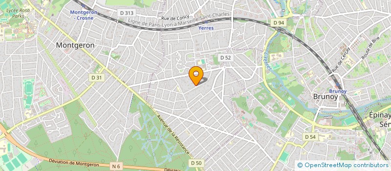 localisation de l'entreprise SCI FAURE  YERRES