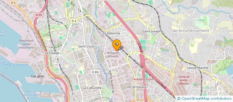 localisation de l'entreprise SCI FAURE à MARSEILLE