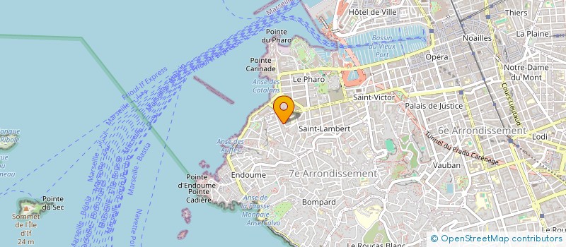 localisation de l'entreprise SCI FAURE  MARSEILLE