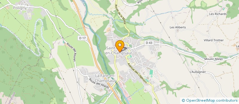 localisation de l'entreprise SCI FAURE  SAINT-BONNET-EN-CHAMPSAUR