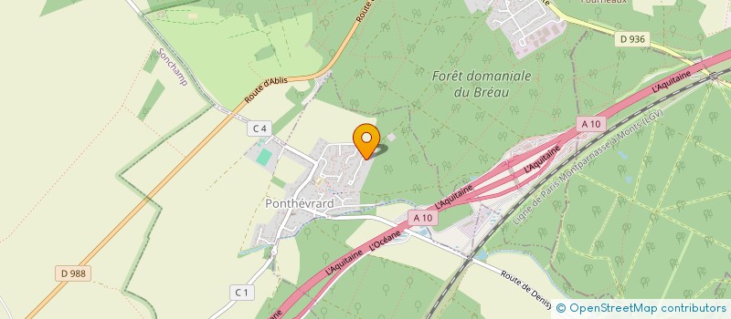 localisation de l'entreprise SCI FAURE  PONTHEVRARD