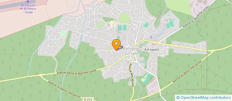 localisation de l'entreprise SCI FAURE COLAS  MARTIGNAS-SUR-JALLE