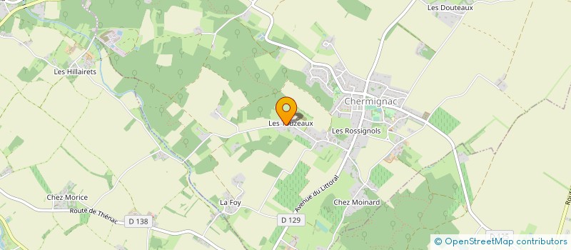 localisation de l'entreprise SCI FAURE COLLIGNON  CHERMIGNAC