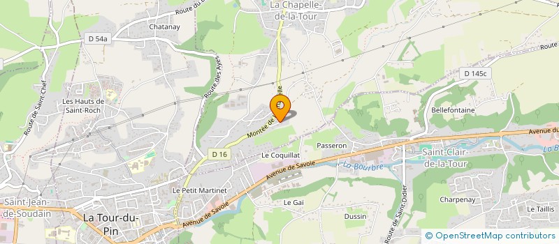 localisation de l'entreprise SCI FAURE IMMO  LA CHAPELLE-DE-LA-TOUR