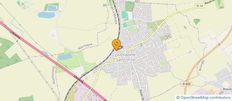 localisation de l'entreprise SCI FAURE MELE  LA CHAPELLE-SAINT-URSIN