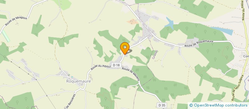 localisation de l'entreprise SCI FAURE NATHALIE & PHILIPPE  GRAZAC