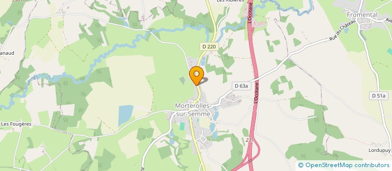 localisation de l'entreprise SCI FAURIE - DERVIN  BESSINES-SUR-GARTEMPE