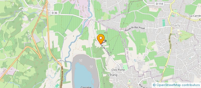 localisation de l'entreprise SCI FAURITE  MILLERY