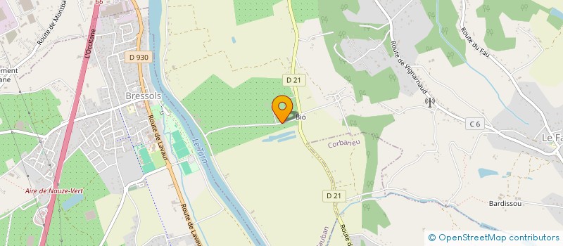 localisation de l'entreprise SCI FAURLAC  MONTAUBAN