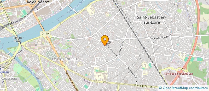 localisation de l'entreprise SCI FAUROUX à SAINT-SEBASTIEN-SUR-LOIRE