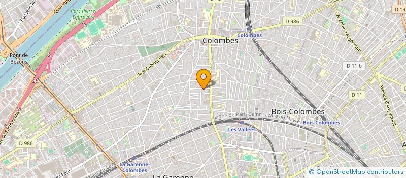 localisation de l'entreprise SCI FAURZEM à COLOMBES