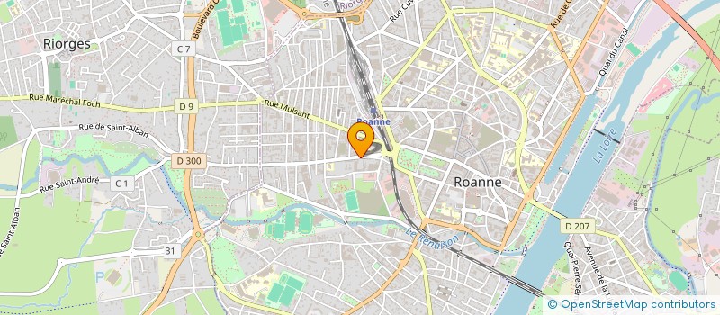 localisation de l'entreprise SCI FAUS'TINE  ROANNE