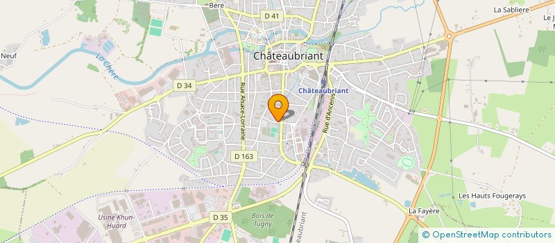 localisation de l'entreprise SCI FAUSQUENGI  CHATEAUBRIANT