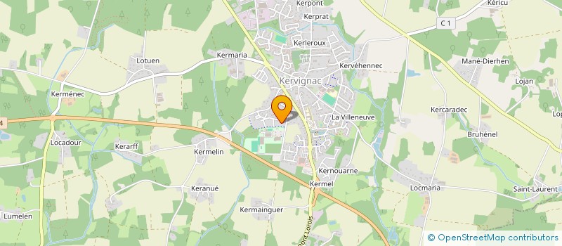 localisation de l'entreprise SCI FAUSTIMMO à KERVIGNAC