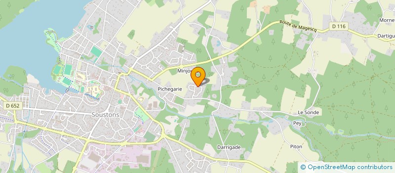 localisation de l'entreprise SCI FAUSTINE  SOUSTONS