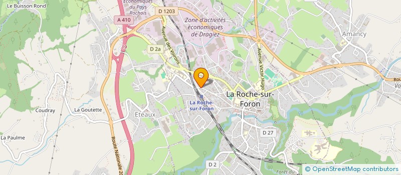 localisation de l'entreprise SCI FAUT Y VOIR FINI  LA ROCHE-SUR-FORON