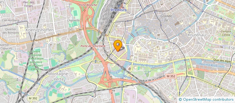 localisation de l'entreprise SCI FAUTA  STRASBOURG