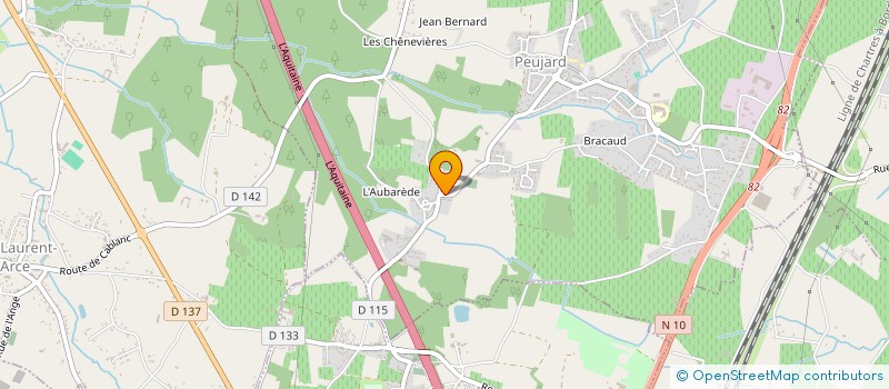 localisation de l'entreprise SCI FAUVEY  PEUJARD