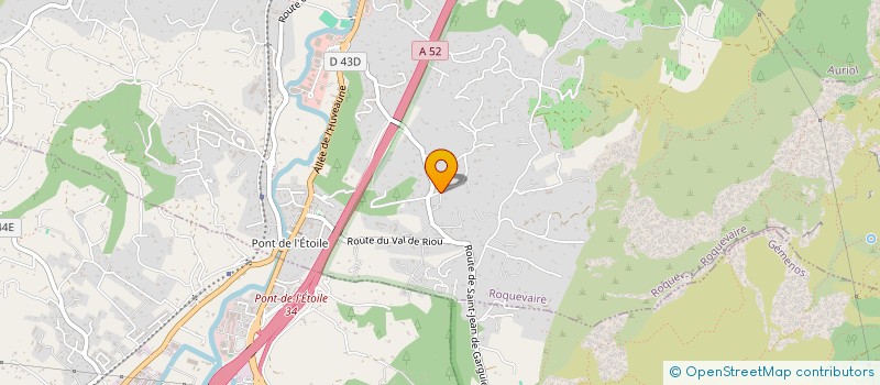 localisation de l'entreprise SCI FAUVI  ROQUEVAIRE