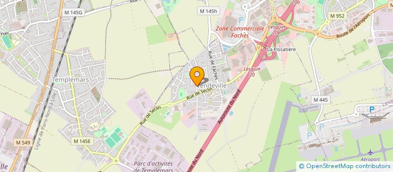 localisation de l'entreprise SCI FAUVIN DEMIL  VENDEVILLE