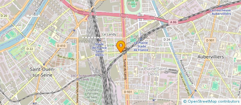 localisation de l'entreprise SCI FAV à SAINT-DENIS