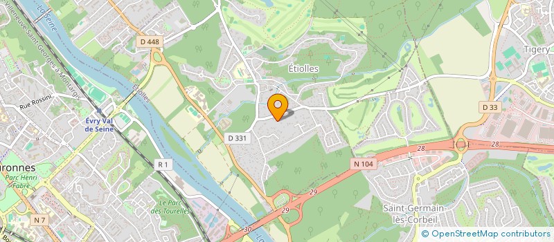 localisation de l'entreprise SCI FAV  ETIOLLES