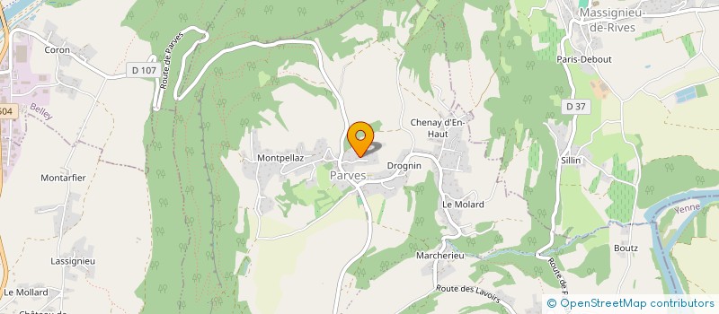 localisation de l'entreprise SCI FAV  PARVES ET NATTAGES