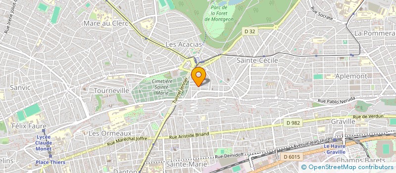 localisation de l'entreprise SCI FAVA à LE HAVRE