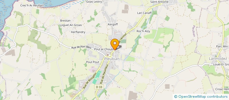 localisation de l'entreprise SCI FAVADEL  PLEUBIAN