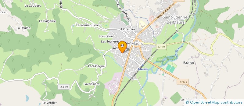 localisation de l'entreprise SCI FAVAIN à MAURS