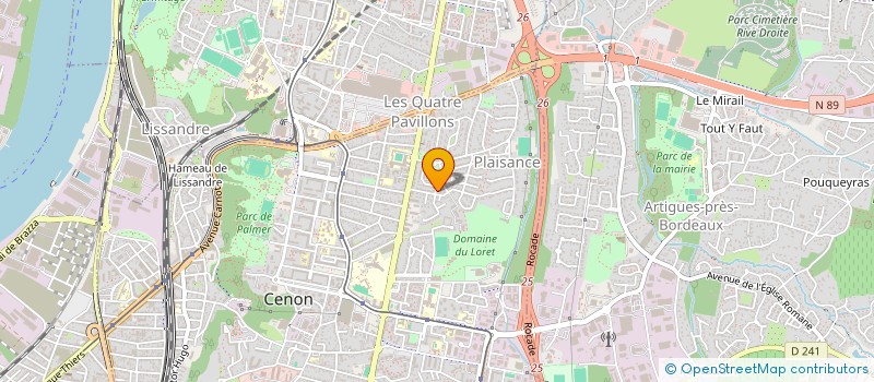 localisation de l'entreprise SCI FAVAIOS  CENON