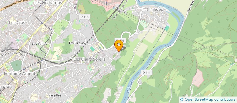 localisation de l'entreprise SCI FAVAM  CHALEZEULE