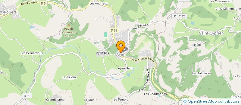 localisation de l'entreprise SCI FAVARD QUINTELA  AYEN